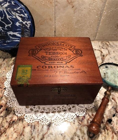 vintage wooden cigar boxes